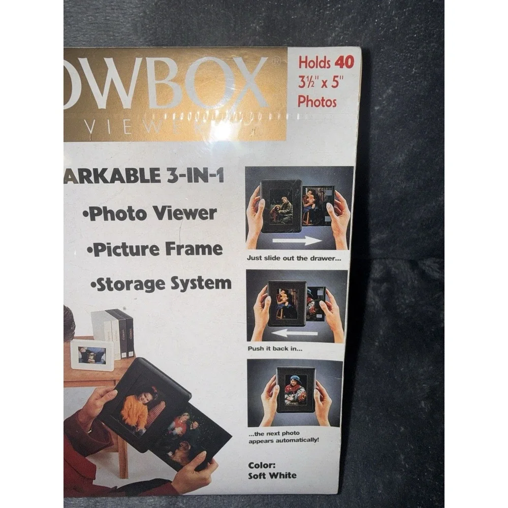 ShowBox Photo Viewer 3-in-1 Picture Frame & Storage System 4